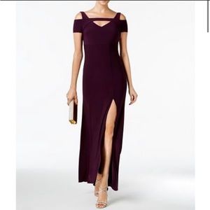 NW Woman Plum Cold Shoulder Dress Size 16W